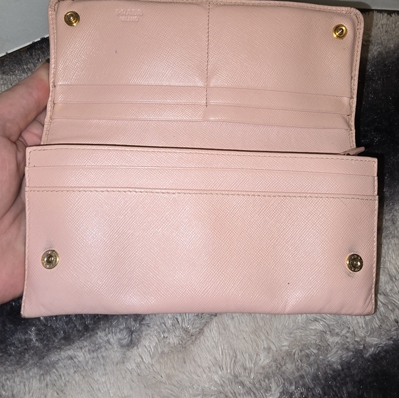 Prada wallet saffiano pink - Picture 2 of 9
